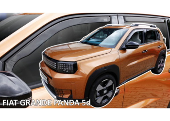 ΣΕΤ ΑΝΕΜΟΘΡΑΥΣΤΕΣ ΓΙΑ FIAT GRANDE PANTA /GRANDE PANTA HYBRID /GRANDE PANDA ELECTRIC 5D 2025+ ΖΕΥΓΑΡΙ ΑΠΟ ΕΥΚΑΜΠΤΟ ΦΙΜΕ ΠΛΑΣΤΙΚΟ HEKO