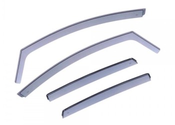 ΣΕΤ ΑΝΕΜΟΘΡΑΥΣΤΕΣ ΓΙΑ BMW X5 E70 5D 2007-2013 / 2013+ ΑΠΟ ΕΥΚΑΜΠΤΟ ΧΥΤΟ ΑΚΡΥΛΙΚΟ ΓΥΑΛΙ (CAST ACRYLIC GLASS) DGA - 4 ΤΕΜ.