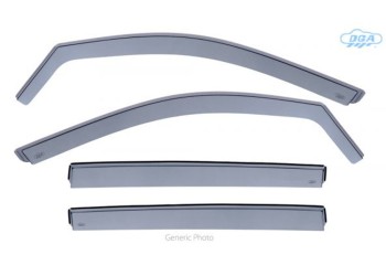 ΣΕΤ ΑΝΕΜΟΘΡΑΥΣΤΕΣ ΓΙΑ CITROEN C3 AIRCROSS 5D 2017+ ΑΠΟ ΕΥΚΑΜΠΤΟ ΧΥΤΟ ΑΚΡΥΛΙΚΟ ΓΥΑΛΙ  (CAST ACRYLIC GLASS) DGA - 4 ΤΕΜ.