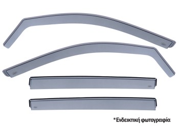 ΣΕΤ ΑΝΕΜΟΘΡΑΥΣΤΕΣ ΓΙΑ JEEP WRANGLER 2/4D 2007+ ΑΠΟ ΕΥΚΑΜΠΤΟ ΧΥΤΟ ΑΚΡΥΛΙΚΟ ΓΥΑΛΙ (CAST ACRYLIC GLASS) DGA - 4 ΤΕΜ.