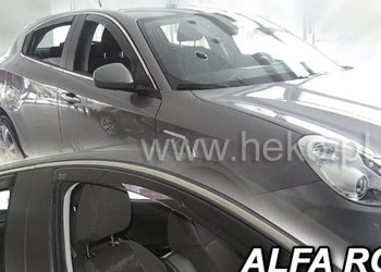 ΑΝΕΜΟΘΡΑΥΣΤΕΣ ΓΙΑ ALFA ROMEO GIULIETTA 5D 2010- ΖΕΥΓΑΡΙ ΑΠΟ ΕΥΚΑΜΠΤΟ ΦΙΜΕ ΠΛΑΣΤΙΚΟ HEKO - 2 ΤΕΜ.