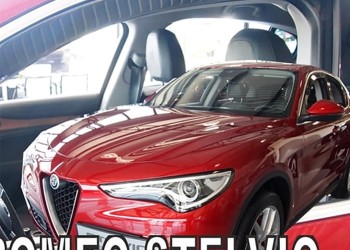 ΑΝΕΜΟΘΡΑΥΣΤΕΣ ΓΙΑ ALFA ROMEO STELVIO 5D 2017- ΖΕΥΓΑΡΙ ΑΠΟ ΕΥΚΑΜΠΤΟ ΦΙΜΕ ΠΛΑΣΤΙΚΟ HEKO - 2 ΤΕΜ.