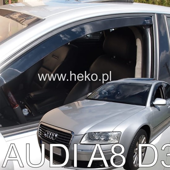 ΑΝΕΜΟΘΡΑΥΣΤΕΣ ΓΙΑ AUDI A8 / D3 4D 2003-2010 ΖΕΥΓΑΡΙ ΑΠΟ ΕΥΚΑΜΠΤΟ ΦΙΜΕ ΠΛΑΣΤΙΚΟ HEKO - 2 ΤΕΜ.