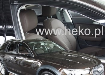 ΑΝΕΜΟΘΡΑΥΣΤΕΣ ΓΙΑ AUDI A6 / C7 4D/5D SEDAN 2011-2018 ΖΕΥΓΑΡΙ ΑΠΟ ΕΥΚΑΜΠΤΟ ΦΙΜΕ ΠΛΑΣΤΙΚΟ HEKO - 2 ΤΕΜ.