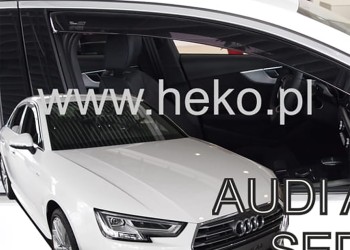 ΑΝΕΜΟΘΡΑΥΣΤΕΣ ΓΙΑ AUDI A4 / B9 4D/5D SEDAN AVANT 2016-2021 / ALLROAD ΖΕΥΓΑΡΙ ΑΠΟ ΕΥΚΑΜΠΤΟ ΦΙΜΕ ΠΛΑΣΤΙΚΟ HEKO - 2 ΤΕΜ.
