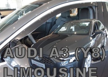 ΑΝΕΜΟΘΡΑΥΣΤΕΣ ΓΙΑ AUDI A3 Y8 LIMOUSINE 4D 2020-2021 / A3 Y8 SPORTBACK 5D 2020-2021 ΖΕΥΓΑΡΙ ΑΠΟ ΕΥΚΑΜΠΤΟ ΦΙΜΕ ΠΛΑΣΤΙΚΟ HEKO - 2 ΤΕΜ.