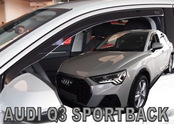 ΑΝΕΜΟΘΡΑΥΣΤΕΣ ΓΙΑ AUDI Q3 5D SPORTBACK 2020-2021 ΖΕΥΓΑΡΙ ΑΠΟ ΕΥΚΑΜΠΤΟ ΦΙΜΕ ΠΛΑΣΤΙΚΟ HEKO - 2 ΤΕΜ.