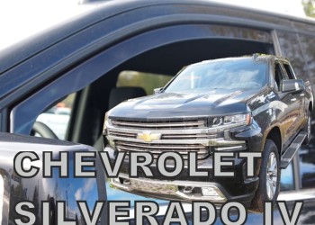 ΑΝΕΜΟΘΡΑΥΣΤΕΣ ΓΙΑ CHEVROLET SILVERADO 4D 2019-2021 ΖΕΥΓΑΡΙ ΑΠΟ ΕΥΚΑΜΠΤΟ ΦΙΜΕ ΠΛΑΣΤΙΚΟ HEKO - 2 ΤΕΜ.