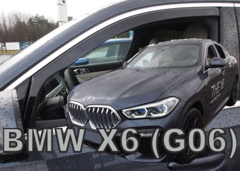 ΑΝΕΜΟΘΡΑΥΣΤΕΣ ΓΙΑ BMW X6 G06 5D 2019-2021 ΖΕΥΓΑΡΙ ΑΠΟ ΕΥΚΑΜΠΤΟ ΦΙΜΕ ΠΛΑΣΤΙΚΟ HEKO - 2 ΤΕΜ.