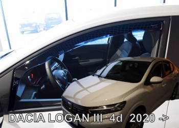 ΑΝΕΜΟΘΡΑΥΣΤΕΣ ΓΙΑ DACIA LOGAN 4D 2004 ΖΕΥΓΑΡΙ ΑΠΟ ΕΥΚΑΜΠΤΟ ΦΙΜΕ ΠΛΑΣΤΙΚΟ HEKO - 2 ΤΕΜ.