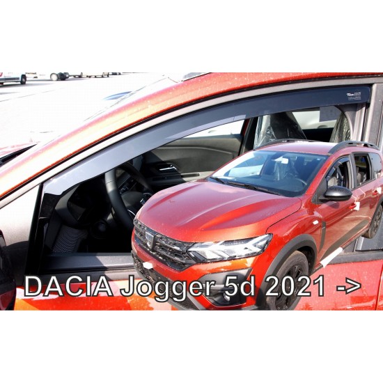 ΑΝΕΜΟΘΡΑΥΣΤΕΣ ΓΙΑ DACIA JOGGER 5D 2021+ ΣΕΤ ΑΥΤΟΚΙΝΗΤΟΥ ΑΠΟ ΕΥΚΑΜΠΤΟ ΦΙΜΕ ΠΛΑΣΤΙΚΟ HEKO - 4 ΤΕΜ.
