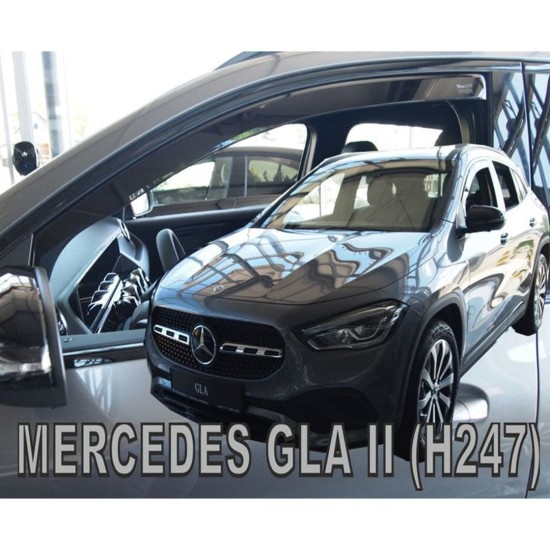ΑΝΕΜΟΘΡΑΥΣΤΕΣ ΓΙΑ MERCEDES GLA H247 5D 2020+ ΖΕΥΓΑΡΙ ΑΠΟ ΕΥΚΑΜΠΤΟ ΦΙΜΕ ΠΛΑΣΤΙΚΟ HEKO - 2 ΤΕΜ.