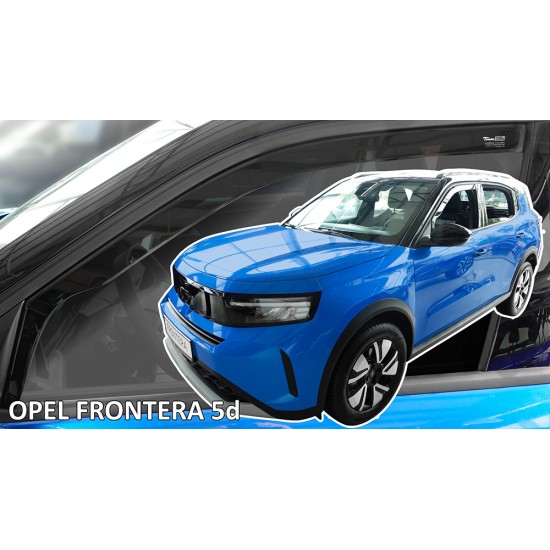 Heko - Ανεμοθραύστες για Opel Frontera 2024 > 5πορτο / SUV Ζευγάρι Αυτοκινήτου Από Εύκαμπτο Φιμέ Πλαστικό - 2 τεμ. (ΑΝΕΜ.25412)