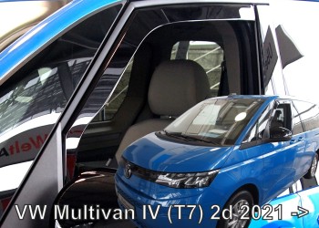 ΑΝΕΜΟΘΡΑΥΣΤΕΣ ΓΙΑ VW MULTIVAN T7 2D 2021+ ΖΕΥΓΑΡΙ ΑΠΟ ΕΥΚΑΜΠΤΟ ΦΙΜΕ ΠΛΑΣΤΙΚΟ HEKO - 2 ΤΕΜ.