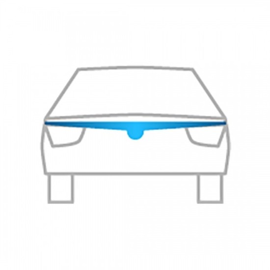 ΑΝΕΜΟΘΡΑΥΣΤΗΣ ΚΑΠΩ ΑΥΤΟΚΙΝΗΤΟΥ ΓΙΑ AUDI 80 B3 4D 1986-1991 ΑΠΟ ΕΥΚΑΜΠΤΟ ΦΙΜΕ ΠΛΑΣΤΙΚΟ HEKO - 1 ΤΕΜ.