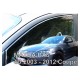 ΑΝΕΜΟΘΡΑΥΣΤΕΣ ΓΙΑ MAZDA RX8 4D 2003-2012 COUPE ΖΕΥΓΑΡΙ ΑΠΟ ΕΥΚΑΜΠΤΟ ΦΙΜΕ ΠΛΑΣΤΙΚΟ HEKO - 2 ΤΕΜ.