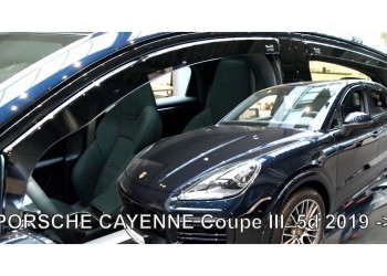 ΣΕΤ ΑΝΕΜΟΘΡΑΥΣΤΕΣ ΑΥΤΟΚΙΝΗΤΟΥ ΑΠΟ ΕΥΚΑΜΠΤΟ ΦΙΜΕ ΠΛΑΣΤΙΚΟ HEKO ΓΙΑ PORSCHE CAYENNE COUPE 5D 2019+  - 4 ΤΕΜ.