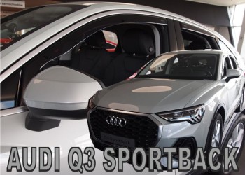 ΑΝΕΜΟΘΡΑΥΣΤΕΣ ΓΙΑ AUDI Q3 5D SPORTBACK 2020+ ΣΕΤ ΑΥΤΟΚΙΝΗΤΟΥ ΑΠΟ ΕΥΚΑΜΠΤΟ ΦΙΜΕ ΠΛΑΣΤΙΚΟ HEKO - 4 ΤΕΜ.