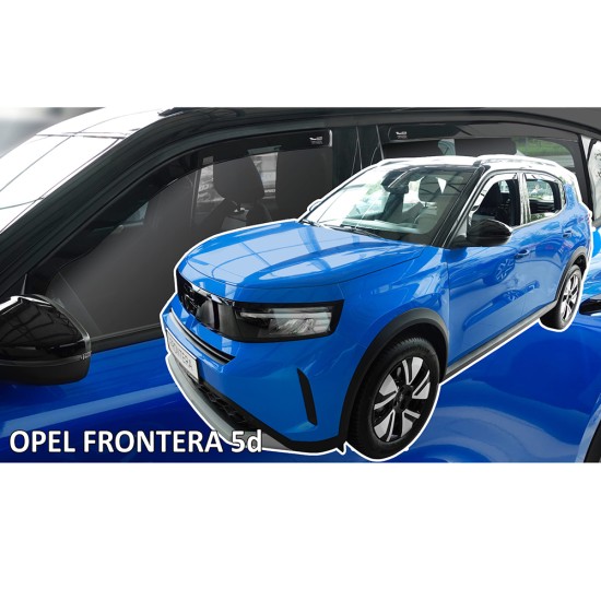 Heko - Ανεμοθραύστες Για Opel Frontera 2024 > 5πορτο / SUV Σετ Αυτοκινήτου Από Εύκαμπτο Φιμέ Πλαστικό - 4 τεμ. (ΑΝΕΜ.SET25413)