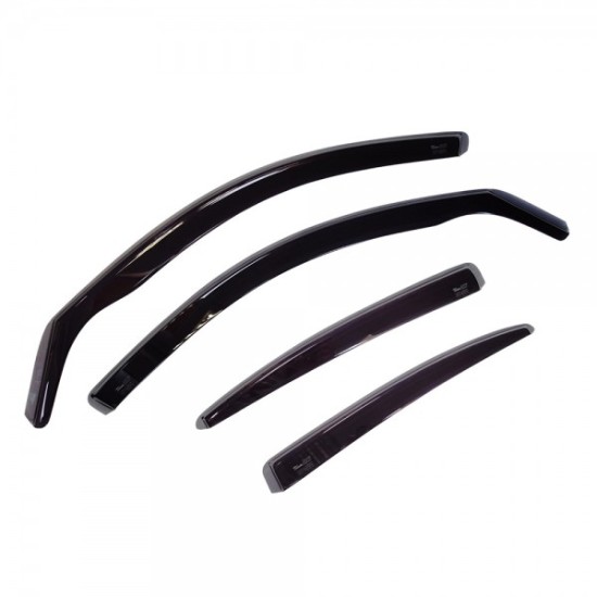 Heko - Ανεμοθραύστες Παραθύρων Για Land Rover Range Rover (L405) 2012 > 2021 5πορτο υλικό Acrylic Χρώμα Φιμέ - 4 τεμ. (ΑΝΕΜ.SET27249)