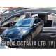ΑΝΕΜΟΘΡΑΥΣΤΕΣ ΓΙΑ SKODA OCTAVIA A8 5D LIFTBACK 2020+ ΣΕΤ ΑΥΤΟΚΙΝΗΤΟΥ ΑΠΟ ΕΥΚΑΜΠΤΟ ΦΙΜΕ ΠΛΑΣΤΙΚΟ HEKO - 4 ΤΕΜ.