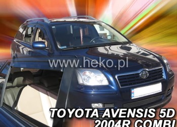 ΑΝΕΜΟΘΡΑΥΣΤΕΣ ΓΙΑ TOYOTA AVENSIS COMBI 5D 2004-2009 ΣΕΤ ΑΥΤΟΚΙΝΗΤΟΥ ΑΠΟ ΕΥΚΑΜΠΤΟ ΦΙΜΕ ΠΛΑΣΤΙΚΟ HEKO - 4 ΤΕΜ.