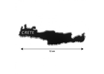 ΚΡΗΤΗ ΑΥΤΟΚΟΛΛΗΤΟ 12 cm ΜΑΥΡΟ/ΧΡΩΜΙΟ ΜΕ ΕΠΙΚΑΛΥΨΗ ΕΠΟΞΕΙΔΙΚΗΣ ΡΥΤΙΝΗΣ (ΥΓΡΟ ΓΥΑΛΙ) - 1 ΤΕΜ.