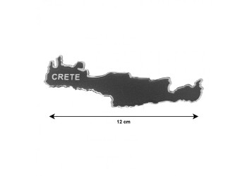 ΚΡΗΤΗ ΑΥΤΟΚΟΛΛΗΤΟ 12 cm ΓΚΡΙ/ΧΡΩΜΙΟ ΜΕ ΕΠΙΚΑΛΥΨΗ ΕΠΟΞΕΙΔΙΚΗΣ ΡΥΤΙΝΗΣ (ΥΓΡΟ ΓΥΑΛΙ) - 1 ΤΕΜ.