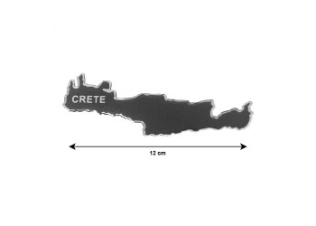 ΚΡΗΤΗ ΑΥΤΟΚΟΛΛΗΤΟ 12 cm ΓΚΡΙ/ΧΡΩΜΙΟ ΜΕ ΕΠΙΚΑΛΥΨΗ ΕΠΟΞΕΙΔΙΚΗΣ ΡΥΤΙΝΗΣ (ΥΓΡΟ ΓΥΑΛΙ) - 1 ΤΕΜ.