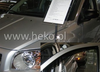 ΑΝΕΜΟΘΡΑΥΣΤΕΣ ΓΙΑ DODGE CALIBER 5D 2006-2011 ΖΕΥΓΑΡΙ ΑΠΟ ΕΥΚΑΜΠΤΟ ΦΙΜΕ ΠΛΑΣΤΙΚΟ HEKO - 2 ΤΕΜ.