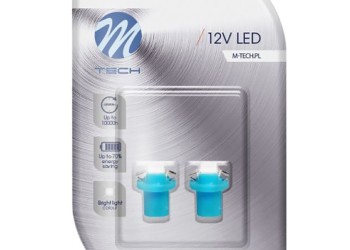 BAX 12V B8,5d 0,24W LED 1xSMD5050 ΜΠΛΕ BLISTER 2ΤΕΜ. M-TECH