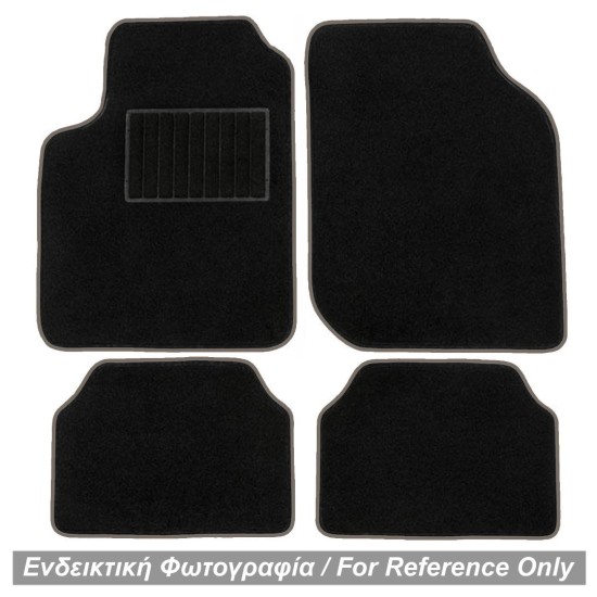 TYPE-B UNIVERSAL ΠΑΤΑΚΙΑ ΜΟΚΕΤΑ (ΜΑΥΡΟ ΜΕ ΓΚΡΙ ΡΕΛΙ) - 4 ΤΕΜ.