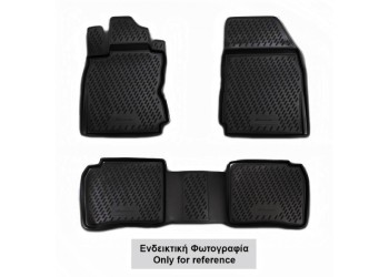 ΜΑΡΚΕ ΠΑΤΑΚΙΑ ΣΕ ΣΚΑΦΗ TPE ΛΑΣΤΙΧΟ ΓΙΑ BMW X2 F39 5D 2018+  ΣΕ ΑΝΘΡΑΚΙ ΣΚΟΥΡΟ ΓΚΡΙ ΧΡΩΜΑ NOVLINE - 4 ΤΕΜ.