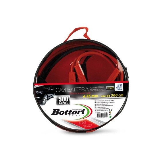 Bottari - ΚΑΛΩΔΙΑ ΦΟΡΤΙΣΗΣ 500Α (BAG) 500Ah 300cm BOTTARI - 1 set (ΒΟΤ28026)
