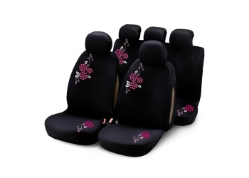 Bottari - ΚΑΛΥΜΜΑΤΑ ΚΑΘΙΣΜΑΤΩΝ ΣΕΤ MY FLOWER SWIVEL PINK BOTTARI - ΣΕΤ 9 ΤΕΜ. (ΒΟΤ29010)