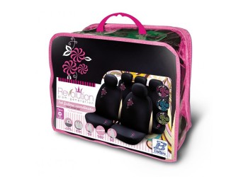 Bottari - ΚΑΛΥΜΜΑΤΑ ΚΑΘΙΣΜΑΤΩΝ ΣΕΤ MY FLOWER SWIVEL PINK BOTTARI - ΣΕΤ 9 ΤΕΜ. (ΒΟΤ29010)