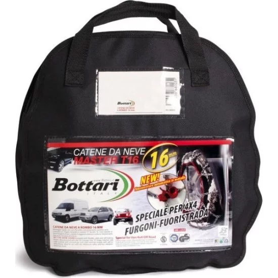 Bottari - ΑΝΤΙΟΛΙΣΘΗΤΙΚΕΣ ΑΛΥΣΙΔΕΣ ΧΙΟΝΙΟΥ ΠΑΧΟΥΣ 16mm Νο240 "Master" Heavy Duty BOTTARI - 2 ΤΕΜ. (ΒΟΤ68005)