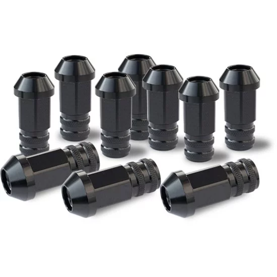 Simoni Racing - ΠΑΞΙΜΑΔΙ ΚΩΝΙΚΟ 12χ1,25 (50mm) (19) ΜΑΥΡΟ 10ΤΕΜ.