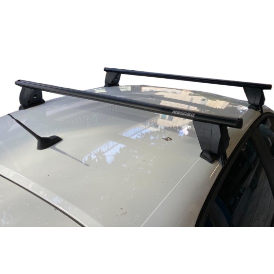 KIT ΜΕ ΜΠΑΡΕΣ ΟΡΟΦΗΣ ΓΙΑ PEUGEOT 208 II 5D 06/2019+ (12500/MB+DLKIT41G) ΑΛΟΥΜΙΝΙΟΥ DELTA BLACK MENABO? - 2 ΤΕΜ.