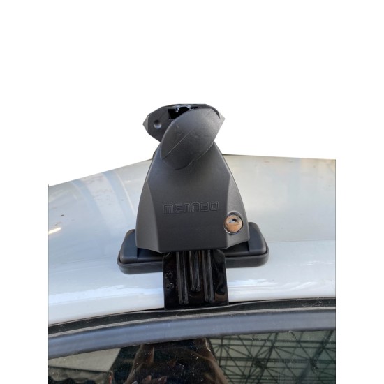 KIT ΜΕ ΜΠΑΡΕΣ ΟΡΟΦΗΣ ΓΙΑ PEUGEOT 208 II 5D 06/2019+ (12500/MB+DLKIT41G) ΑΛΟΥΜΙΝΙΟΥ DELTA BLACK MENABO? - 2 ΤΕΜ.