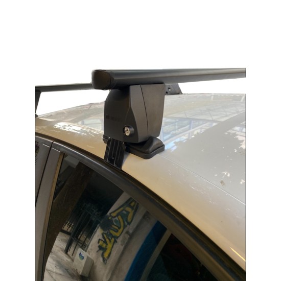 KIT ΜΕ ΜΠΑΡΕΣ ΟΡΟΦΗΣ ΓΙΑ PEUGEOT 208 II 5D 06/2019+ (12500/MB+DLKIT41G) ΑΛΟΥΜΙΝΙΟΥ DELTA BLACK MENABO? - 2 ΤΕΜ.