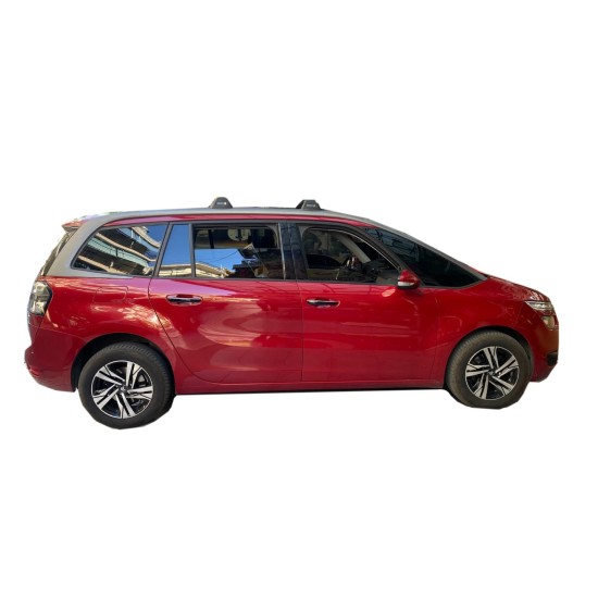 KIT ΜΕ ΜΠΑΡΕΣ ΟΡΟΦΗΣ ΓΙΑ CITROEN C4 GRAND PICASSO ΜΕ ΗΛΙΟΡΟΦΗ/FLUSH RAILS (Y8050223+YK774W) FLUSH BLACK BAR YAKIMA