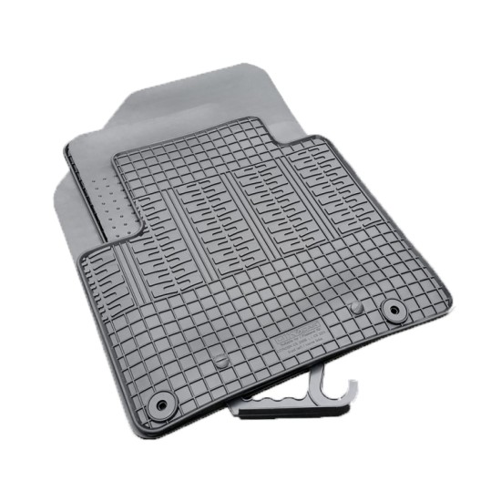 Cik - ΜΑΡΚΕ ΠΑΤΑΚΙΑ ΣΕ ΣΚΑΦΗ ΛΑΣΤΙΧΟ ΓΙΑ CITROEN C5 2008-2011 / C5 FACELIFT 2011-2017 ΣΕ ΜΑΥΡΟ ΧΡΩΜΑ ΜΕ ΚΟΥΜΠΩΜΑΤΑ - 4 ΤΕΜ. (RM.CI.0018/CK)