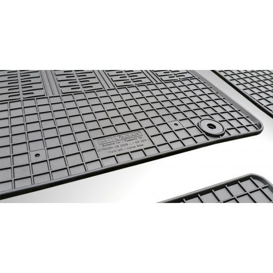 Cik - ΜΑΡΚΕ ΠΑΤΑΚΙΑ ΣΕ ΣΚΑΦΗ ΛΑΣΤΙΧΟ ΓΙΑ CITROEN C5 2008-2011 / C5 FACELIFT 2011-2017 ΣΕ ΜΑΥΡΟ ΧΡΩΜΑ ΜΕ ΚΟΥΜΠΩΜΑΤΑ - 4 ΤΕΜ. (RM.CI.0018/CK)