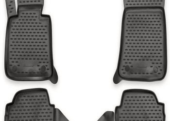 ΜΑΡΚΕ ΠΑΤΑΚΙΑ ΣΕ ΣΚΑΦΗ TPE ΛΑΣΤΙΧΟ ΓΙΑ BMW ΣΕΙΡΑ 1 3D 2004-2011  ΣΕ ΑΝΘΡΑΚΙ ΣΚΟΥΡΟ ΓΚΡΙ ΧΡΩΜΑ NOVLINE - 4 ΤΕΜ.