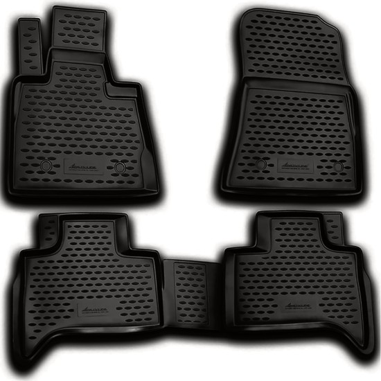 ΠΑΤΑΚΙΑ ΣΕ ΣΚΑΦΗ TPE ΛΑΣΤΙΧΟ ΓΙΑ BMW X5 2000-2007  ΣΕ ΜΑΥΡΟ ΧΡΩΜΑ NOVLINE - 4 ΤΕΜ.