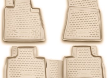 ΜΑΡΚΕ ΠΑΤΑΚΙΑ ΣΕ ΣΚΑΦΗ TPE ΛΑΣΤΙΧΟ ΓΙΑ BMW X5 2000-2006  ΣΕ ΜΠΕΖ ΧΡΩΜΑ NOVLINE - 4 ΤΕΜ.