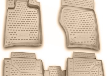 ΜΑΡΚΕ ΠΑΤΑΚΙΑ ΣΕ ΣΚΑΦΗ TPE ΛΑΣΤΙΧΟ ΓΙΑ AUDI Q7 2005-2015  ΣΕ ΜΠΕΖ ΧΡΩΜΑ NOVLINE - 4 ΤΕΜ.