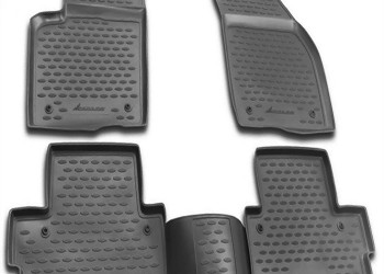 ΜΑΡΚΕ ΠΑΤΑΚΙΑ ΣΕ ΣΚΑΦΗ TPE ΛΑΣΤΙΧΟ ΓΙΑ MAZDA 6 2007-12/2012  ΣΕ ΑΝΘΡΑΚΙ ΣΚΟΥΡΟ ΓΚΡΙ ΧΡΩΜΑ NOVLINE - 4 ΤΕΜ.