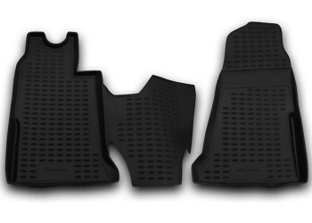 ΜΑΡΚΕ ΠΑΤΑΚΙΑ ΣΕ ΣΚΑΦΗ TPE ΛΑΣΤΙΧΟ ΓΙΑ FORD TOURNEO / TRANSIT MT VAN 07/2000-03/2014  ΣΕ ΜΑΥΡΟ ΧΡΩΜΑ NOVLINE - 2 ΤΕΜ.